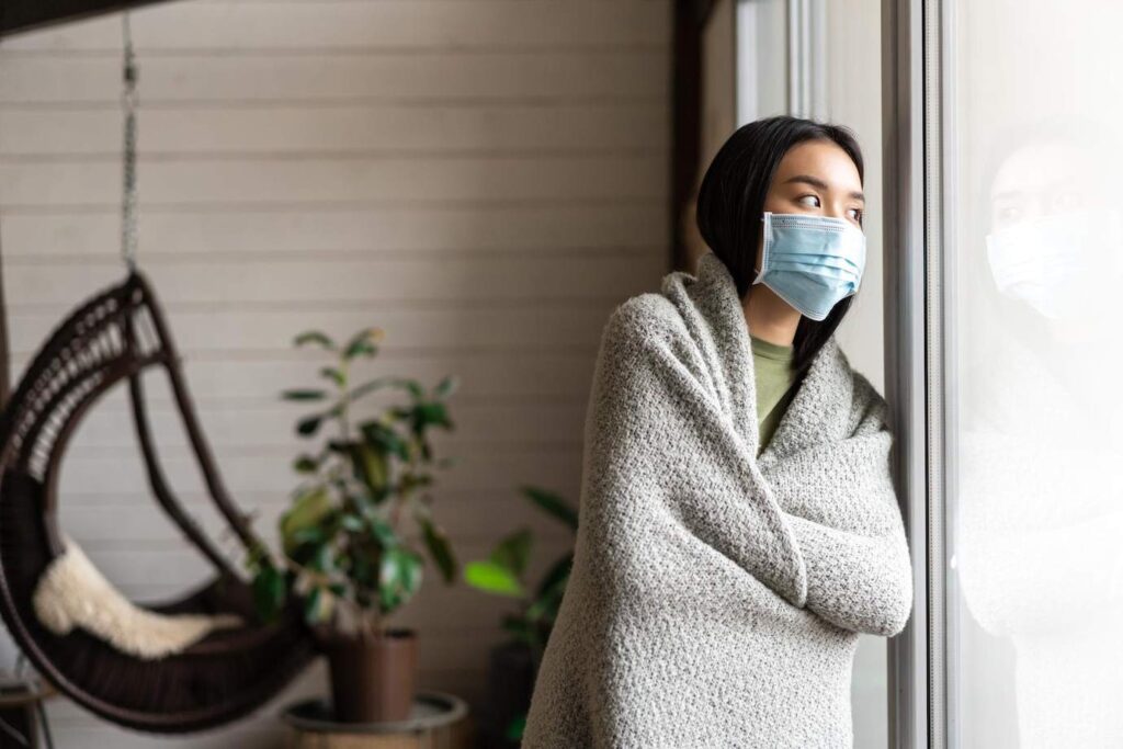 Avoid staying outside when you are sick